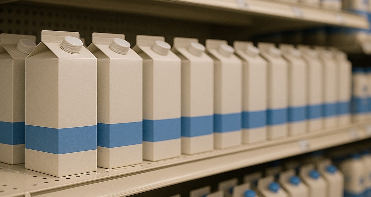 Marketlerde satılan süt markası acilen raflardan toplatılıyor
