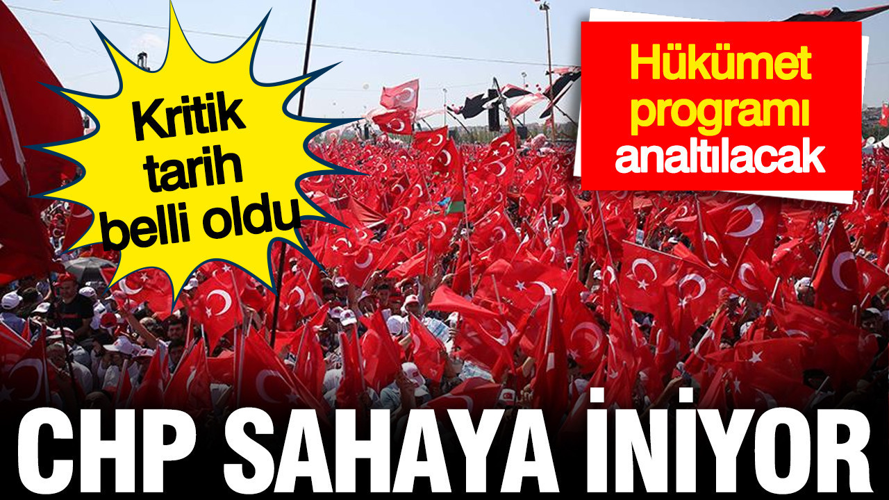 CHP, Halkla Buluşmak İçin Saha Çalışmalarına Başlıyor